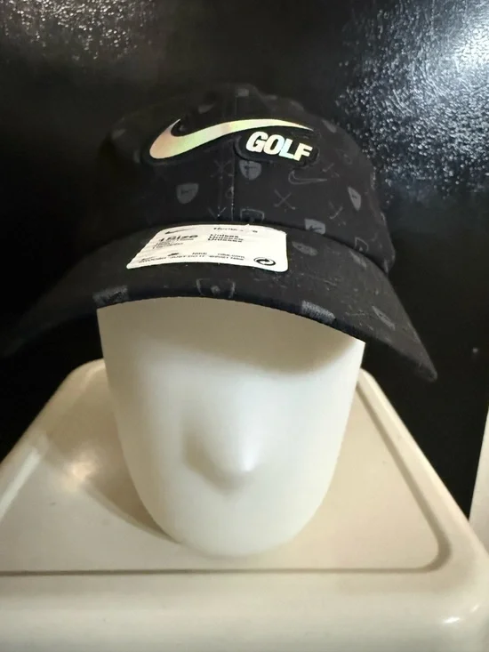 Nike Golf Black Hat Snapback Masters Campus Cap New Endless Pursuit C16455 OSFM - Picture 1 of 4